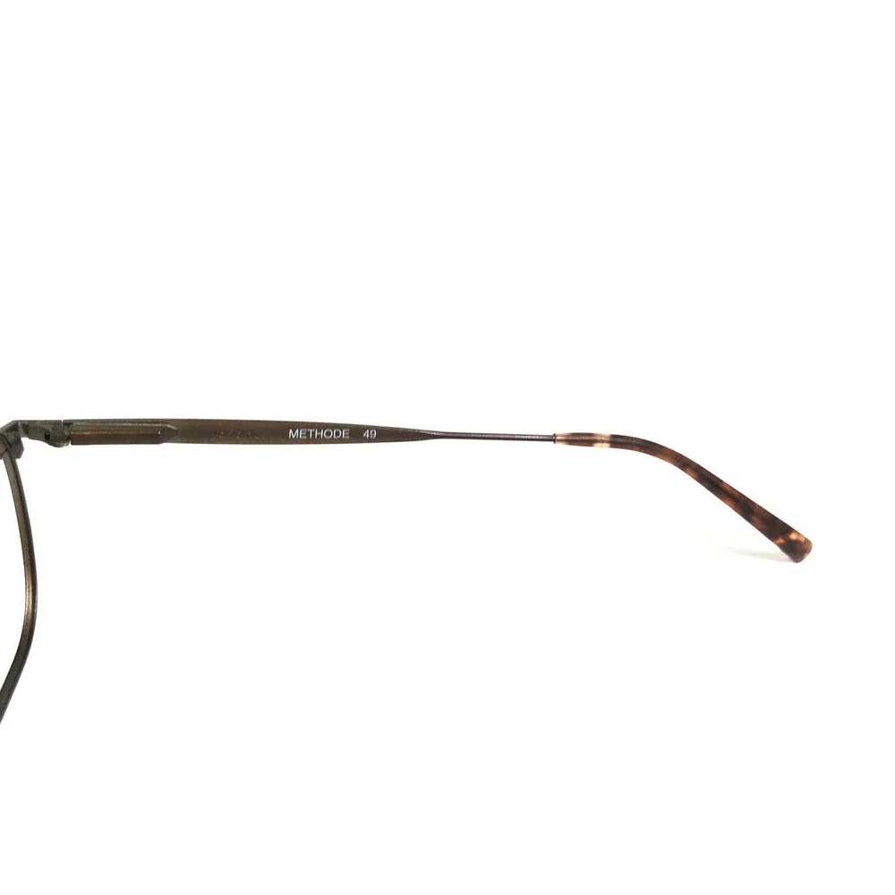 Jean Lafont METHODE 49 Eyeglasses Frames Brown Round Full Wire Rim 50-18-135